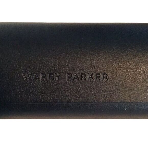 Warby Parker Navy Blue Clamshell Eyeglasses Glasses Hard Case - Picture 2 of 7